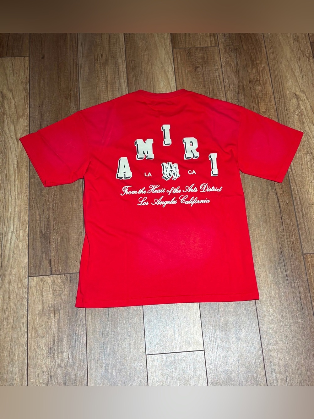 Amiri Mens Red Tee Shirt Short Sleeve Brand New Size Small,Medium,XL